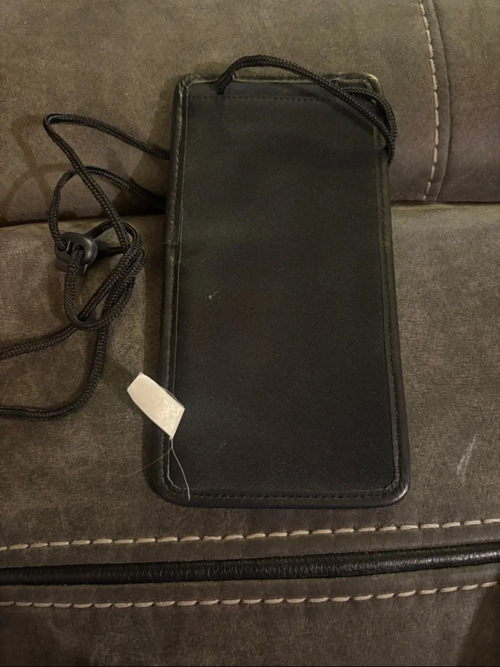 🔥5 FOR $25🔥 Travelon Black Travel Neck Wallet with Pen Loop